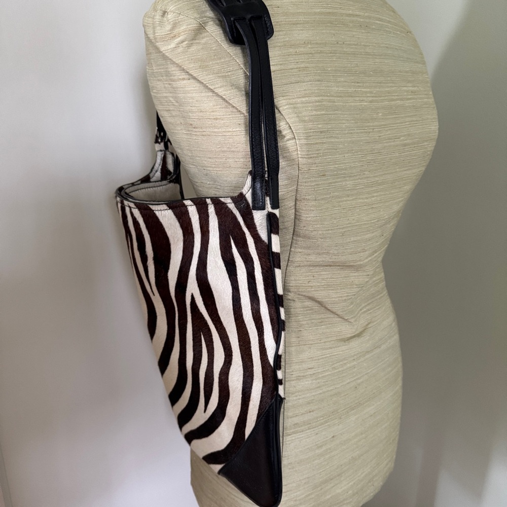 Club Monaco Zebra Print Shoulder Bag (vintage)